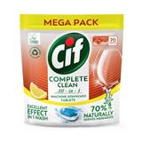 CIF ECO tablety do umývačky riadu Complete Clean All-in-1 Lemon 70 ks