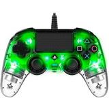 NACON Gamepad Wired Compact Controller pro PS4 ps4hwnaconwicccgreen zelený / priehľadný