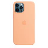 APPLE Kryt na mobil Apple Silicone Case s MagSafe pro iPhone 12 Max - melounově oranžový MK073ZM/A