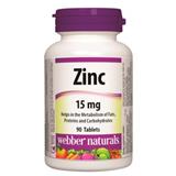 WEBBER NATURALS Zinok 15 mg tbl 1x90 ks