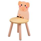 TIDLO Drevená stolička prasátko