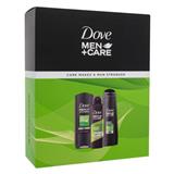 DOVE Men plus Care Extra Fresh Makes A Man Stronger darčeková kazeta pre mužov sprchovací gél 250 ml antiperspirant 150 ml šampón