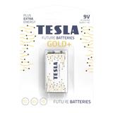 TESLA GOLD plus alkalická baterie 9V 6LR61 , blister 1 ks 1099137205