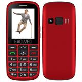 Mobil EVOLVE EasyPhone EG červený EP-550-EGR