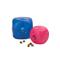 KRUUSE Hračka pes BUSTER Soft Mini Cube modrá 9cm