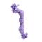 KRUUSE Hračka pes BUSTER Pískací lano , fialová , 23 cm , S