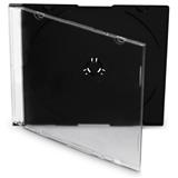 COVERIT box jewel plus tray / plastový obal na CD / slim / 5,2mm/ černý