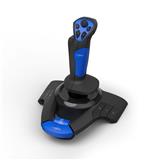 HAMA uRage vibrační joystick Airborne 300 / 12 tlačítek / USB / vhodné pro PC / černo - modrý