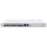 MIKROTIK Cloud Router Switch CRS312-4C plus 8XG-RM, 8x Gbit LAN , 4x 10Gbit / SFP USB , SwOS , ROS , L5