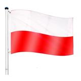 FLAGMASTER Vlajkový stožiar vrátane vlajky Poľsko - 650 cm