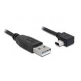 DELOCK kábel USB 2.0 A - samec > mini - B 5-pin pravouhlý , 5 metrov