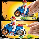 LEGO CITY 60298 Kaskadérska motorka s raketovým pohonom