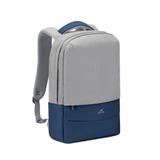 RIVACASE 7562 grey/dark blue anti - theft Laptop backpack 15.6