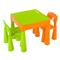 TEGA BABY TEGA Sada nábytku pre deti - stolček a 2 stoličky - oranž / zelená