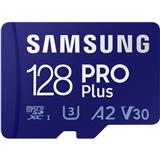 Pamäťová karta SAMSUNG Micro SDHC PRO plus 128 GB UHS-I U3 160R/120W SD adaptér MB-MD128KA/EU