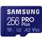 SAMSUNG Micro SDXC PRO plus 256 GB UHS-I U3 160R/120W SD adaptér MB-MD256KA/EU