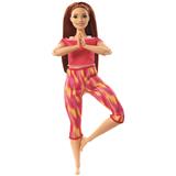 MATTEL Barbie V pohybe ryšavka červenom tope