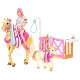 MATTEL Barbie Rozkošný koník s doplnkami 25GXV77