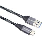 PREMIUMCORD kabel USB-C - USB 3.0 A 3.1 generation 1, 3A, 5Gbit/s 3m oplet ku31cs3