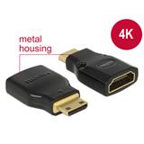 DELOCK Adaptér High Speed HDMI s Ethernetem – Mini - C samec > HDMI-A samice 65665