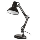Svietidlo EMOS Stolová lampa DUSTIN na žiarovku E27, čierna