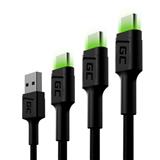 GREEN CELL 3x kábel GC Ray USB-USB-C AKGCETU00000018