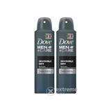 DOVE Men plus Care Invisible Dry antiperspirant , 2x150 ml