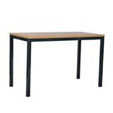ANTARES Kancelársky stôl ISTRA 120x60 cm antracit / buk