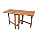 Záhradný stôl DIVERO Záhradný skladací stôl z teakového dreva