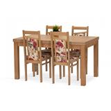 Jedálenský set FRONTI Jedálenská zostava PETRA stôl plus 4 stoličky
