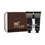 MONT BLANC Legend Night parfumovaná voda pre mužov 7,5 ml plus balzám po holení 30 ml sprchový gél darčeková sada