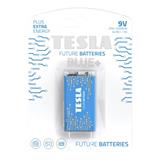 TESLA BLUE plus Zinc Carbon baterie 9V 6F22, blister 1 ks 1099137196