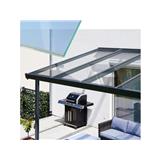 GUTTA Terrassendach Premium - VSG sklo / antracitová konstrukce pergola 4,10 x 3,06 m