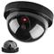 VERK 13004 Atrapa bezpečnostnej kamery okrúhla LED IR čierna