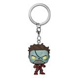 FUNKO POP Keychain: Marvel What If - Zombie Iron Man klíčenka