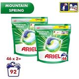 Prací prostriedok ARIEL Mountain Spring 2× 46 ks