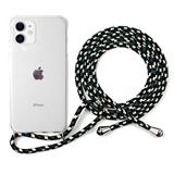 EPICO Nake String Case iPhone 11 – biela transparentná / čierno - 42410101000021