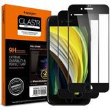 SPIGEN Glass FC 2 Pack Black iPhone SE 2022/SE 2020/8/7 AGL01315