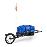 KLARFIT Follower , sada prívesu za bicykel , 16" koleso , nosnosť nákladu 35 kg , 120 l transportná taška