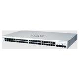 CISCO CBS220-48T-4G Řízený L2 Gigabit Ethernet 10/100/1000 1U Bílá