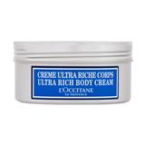 L'Occitane Shea Butter Ultra Rich Body Cream tělový krém s bambuckým máslem pro suchou a citlivou pokožku 200 ml ženy