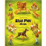 Albatros Atlas psov pre deti Jana Sedláčková, Štěpánka Sekaninová, Marcel Králik ilustrátor