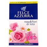 Osviežovač vzduchu FELCE AZZURRA Rosa Fiory di Loto vonné sáčky 3 ks 8001280406904