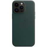 APPLE iPhone 14 Pro   Max   Kožený kryt s MagSafe píniovo zelený MPPN3ZM/A