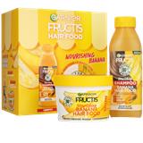 FRUCTIS GARNIER Fructis Hair Food Banana darčeková súprava na suché vlasy 8592807480410