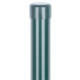 SLOVAKIA TREND Stĺpik Strend Pro METALTEC, 48/2800/1,50 mm, zelený, okrúhly, čiapočka, Zn+PVC, RAL6005