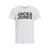 JACK&JONES Pánske tričko JJECORP Slim Fit 12151955 White Veľkosť XXL