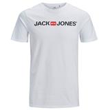 JACK&JONES Pánske tričko JJECORP Slim Fit 12137126 White Veľkosť L