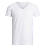 JACK&JONES Pánske tričko JJEBASIC Stretch Fit 12059219 OPT WHITE Veľkosť XXL