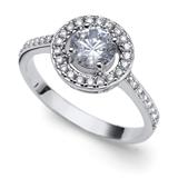 OLIVER WEBER Elegantný strieborný prsteň Sunshine 63268R Obvod 54 mm